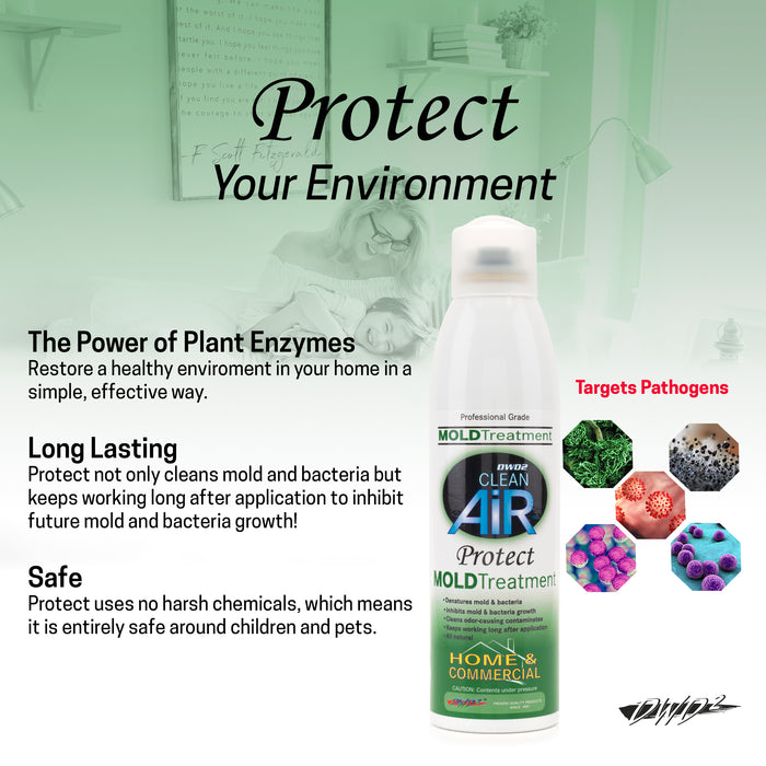 DWD2 Protect™ Home & Commercial Mold-Odor Treatment Plant-Based Malodor Remover Fogger